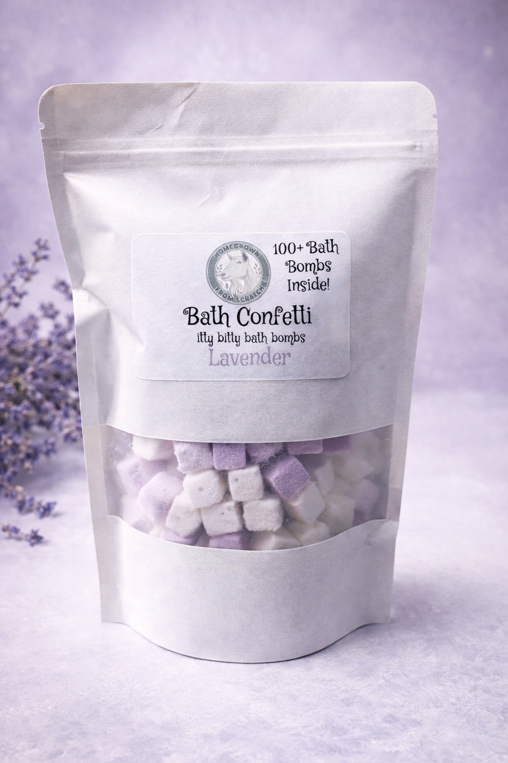 Lavender Bath Confetti