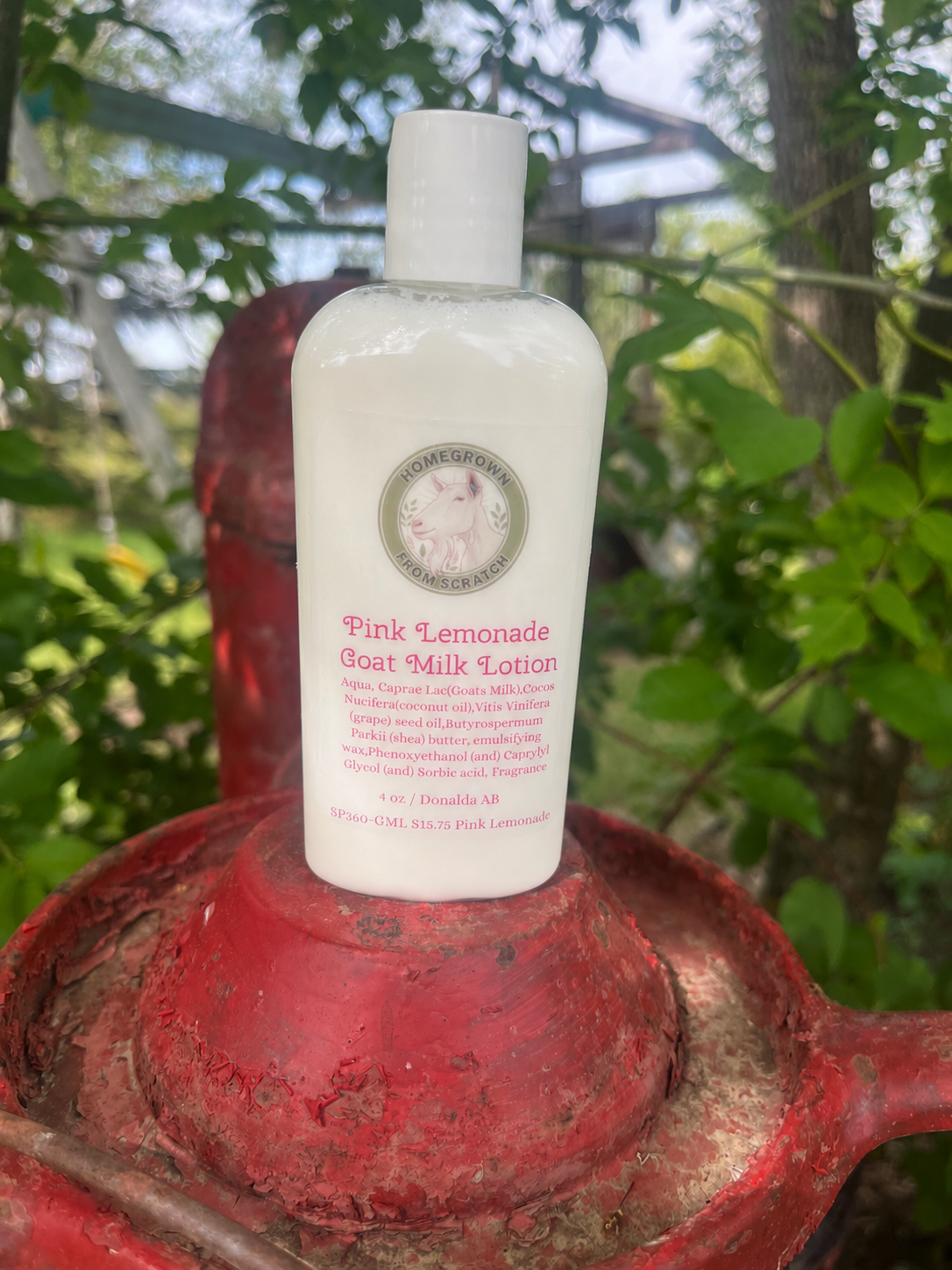 Pink Lemonade Goat Milk Lotion