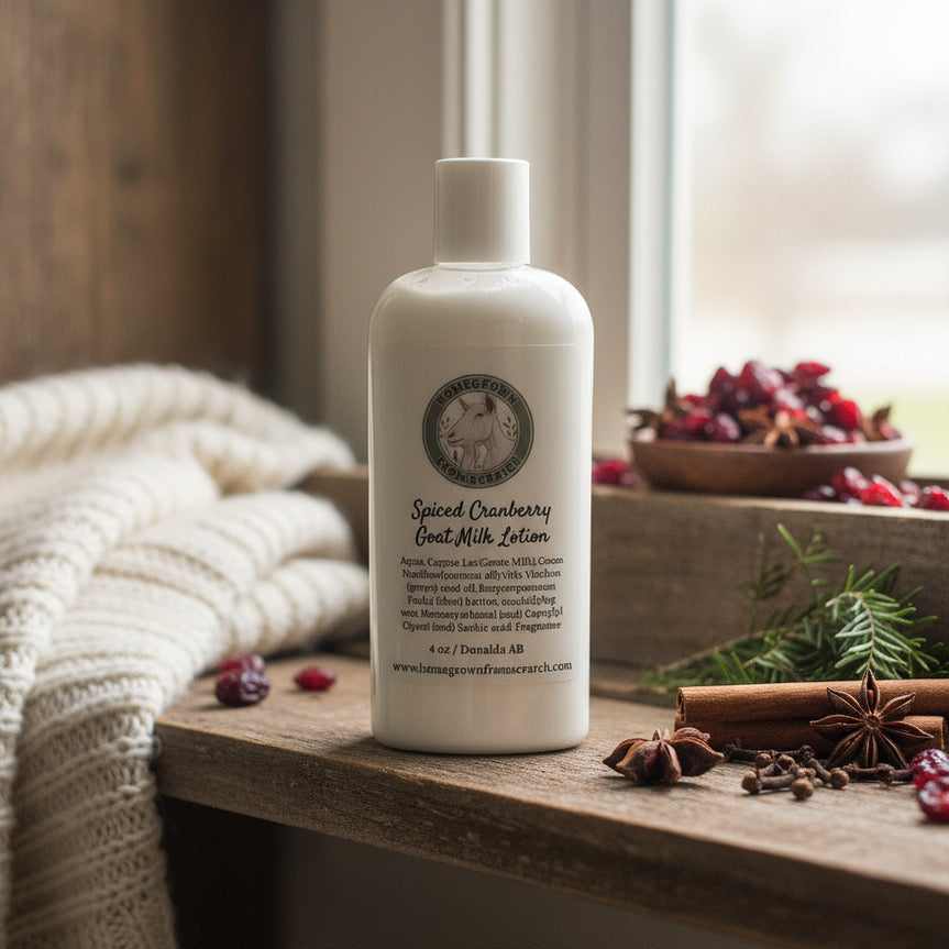 Spiced Cranberry Goats Milk Lotion