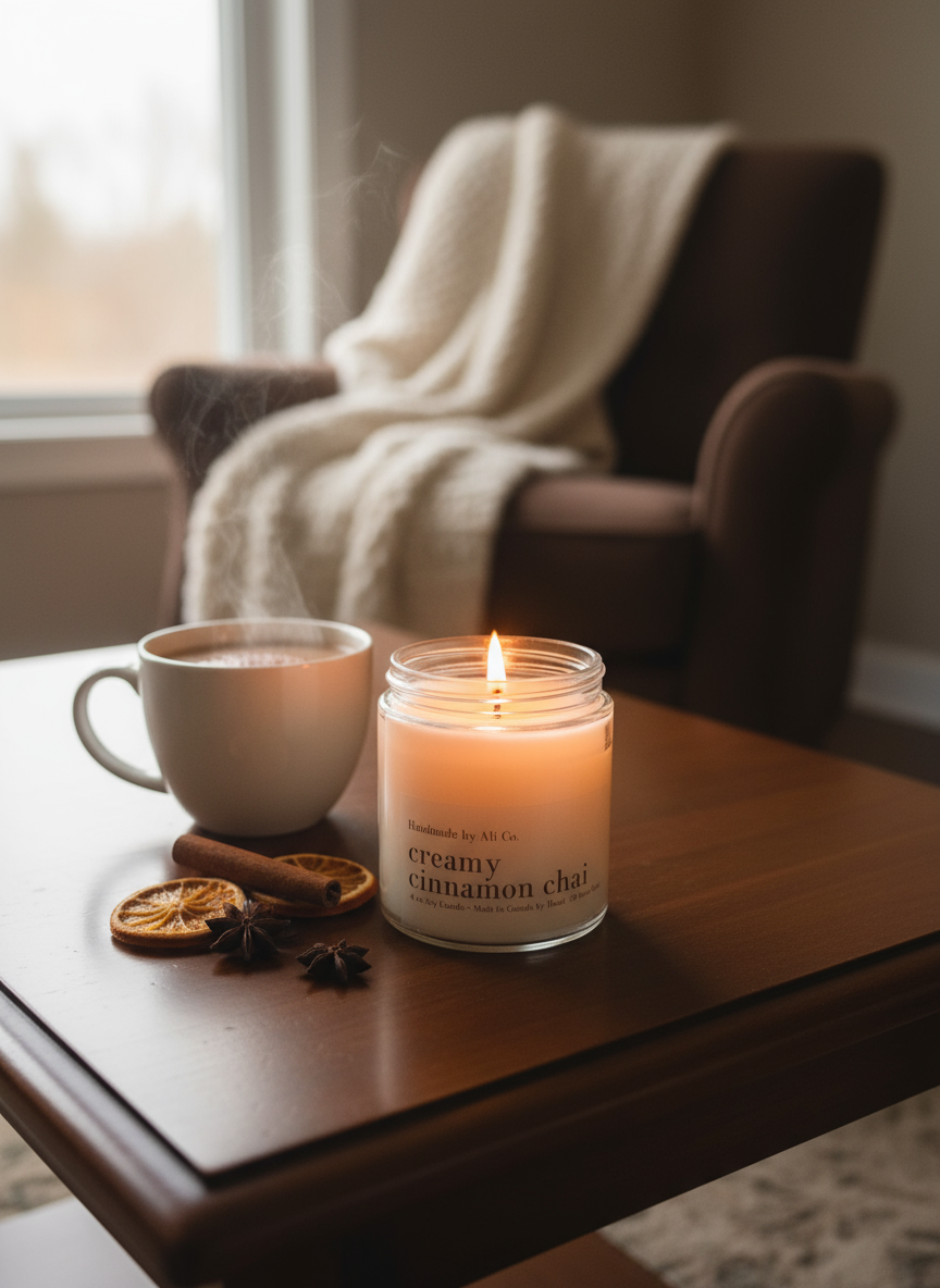 Creamy Cinnamon Chai Soy Candle