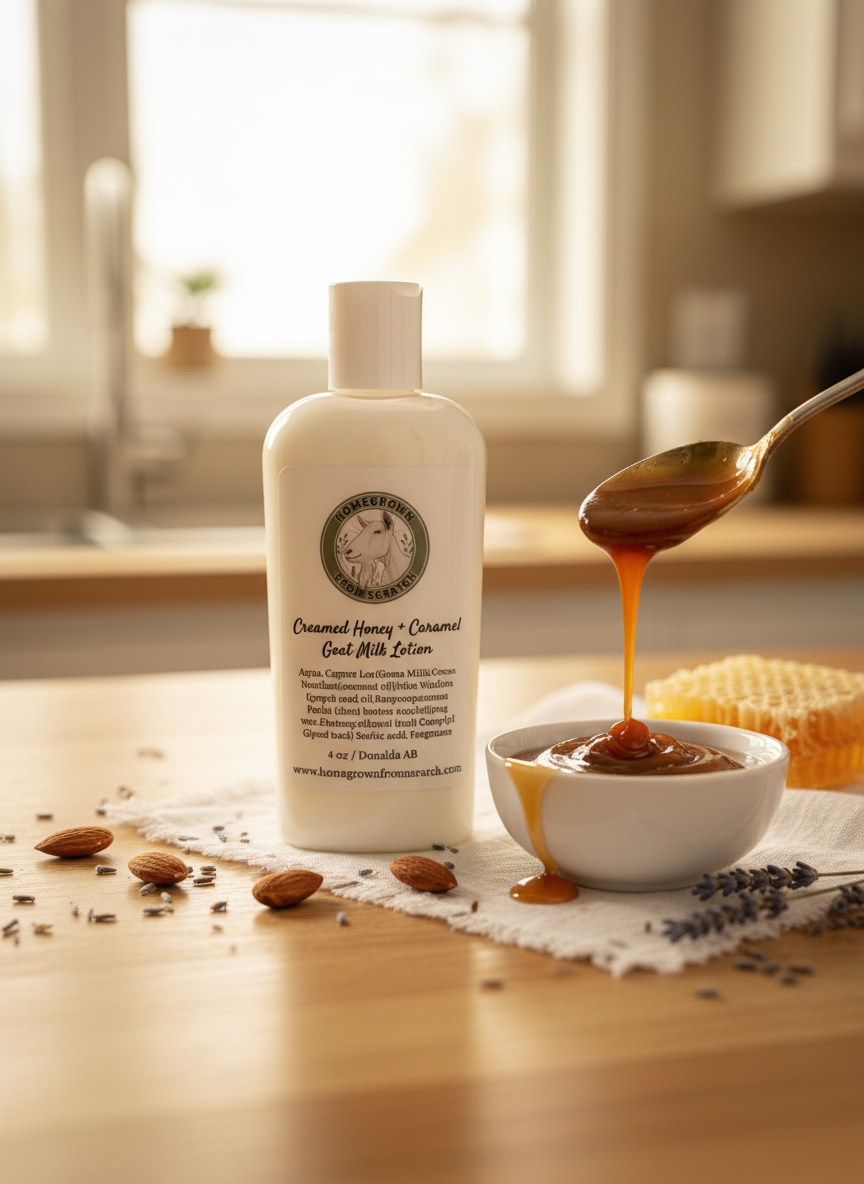 Creamed Honey & Caramel Goat Milk Lotion