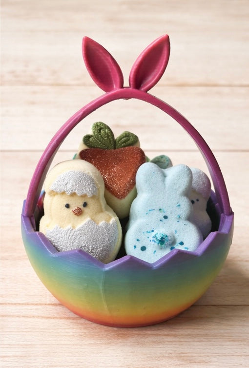 Bunny Basket (filled with bath bombs!)