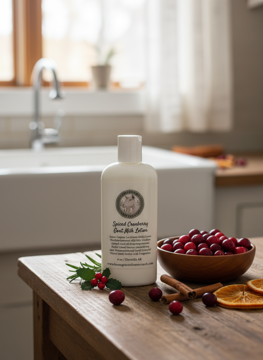 Spiced Cranberry Goats Milk Lotion
