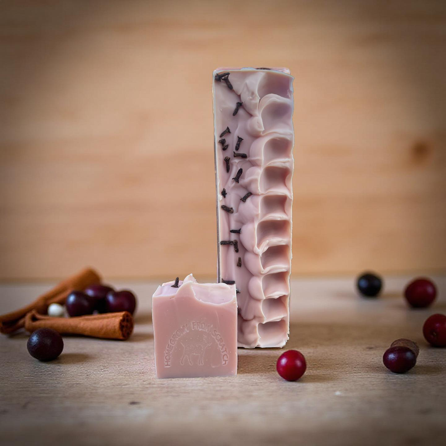 Spiced Cranberry Goat Milk Soap