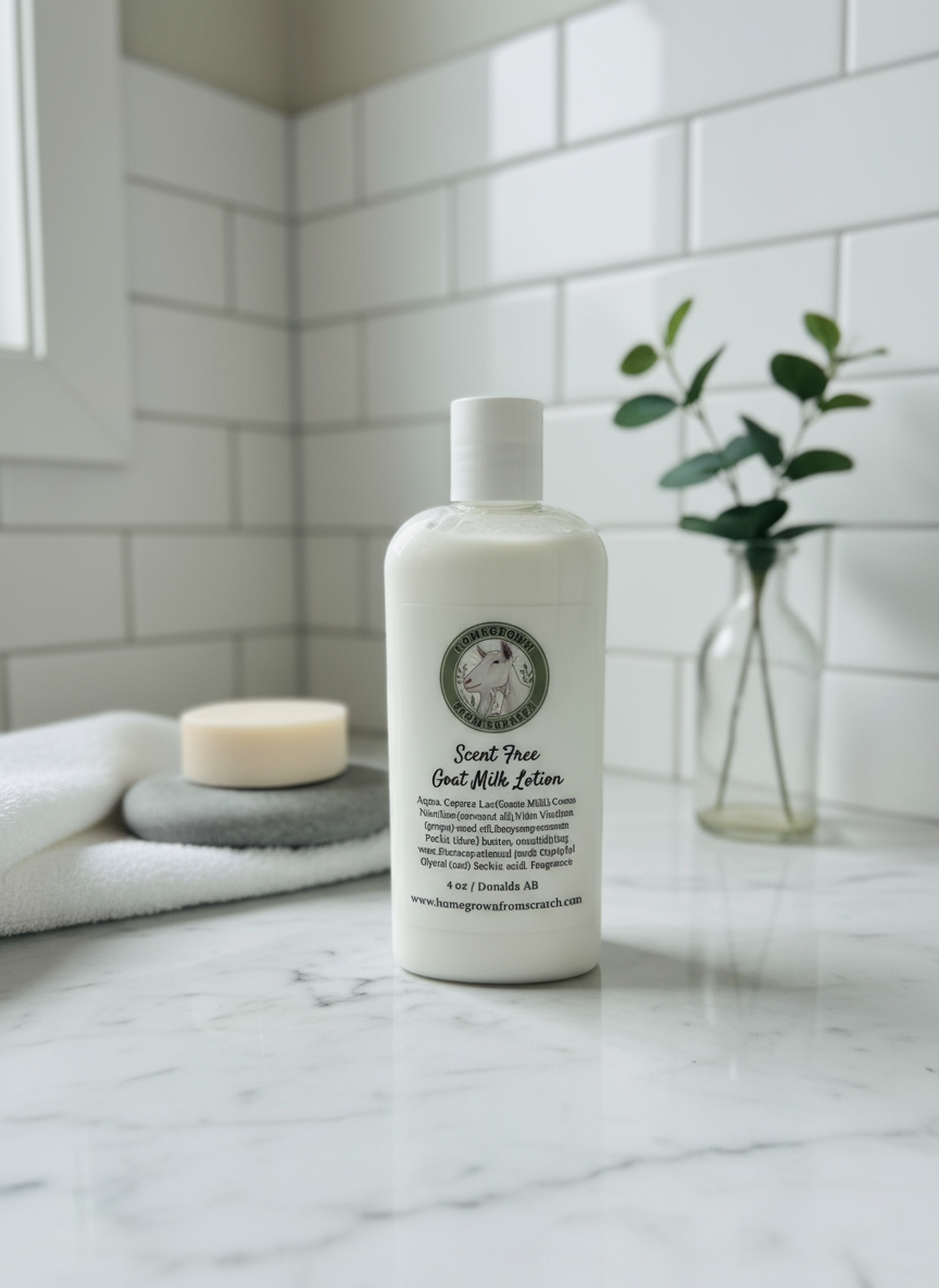Scent Free Goats Milk Lotion