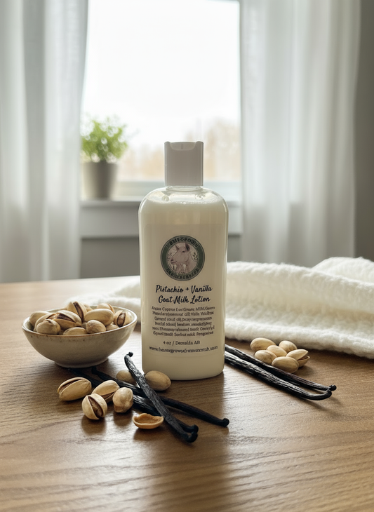 Pistachio + Vanilla Goats Milk Lotion