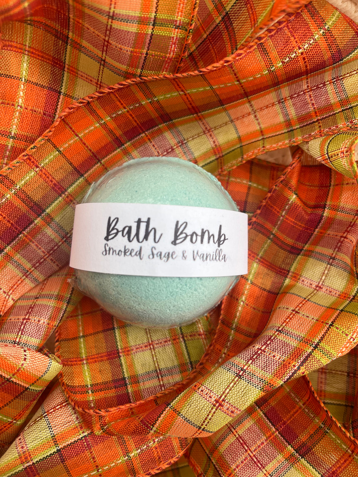 Smoked Sage & Vanilla Bath Bomb