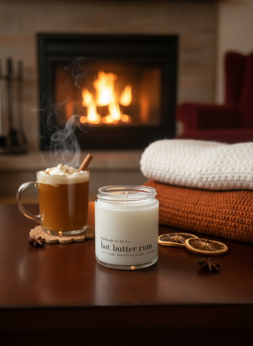 Hot Butter Rum Soy Candle