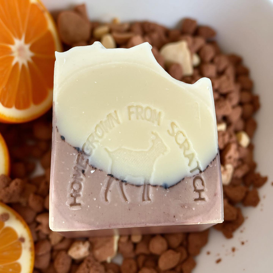 Orange + Cocoa Goat Milk Soap