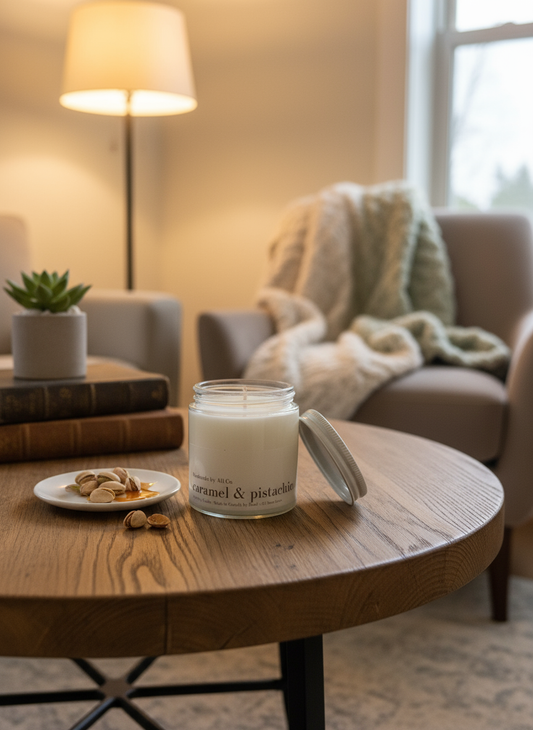 Caramel + Pistachio Soy Candle