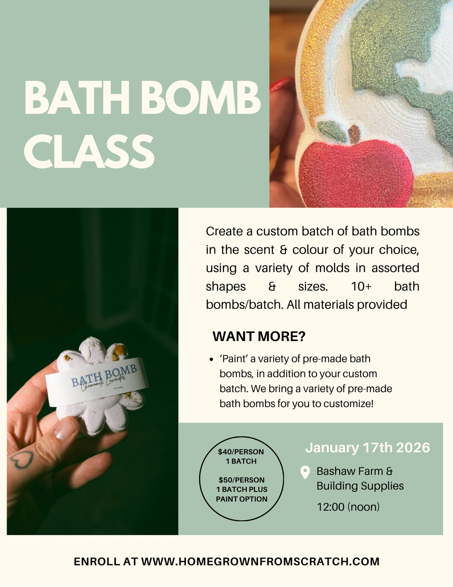 Bath Bomb Class (Jan 17)