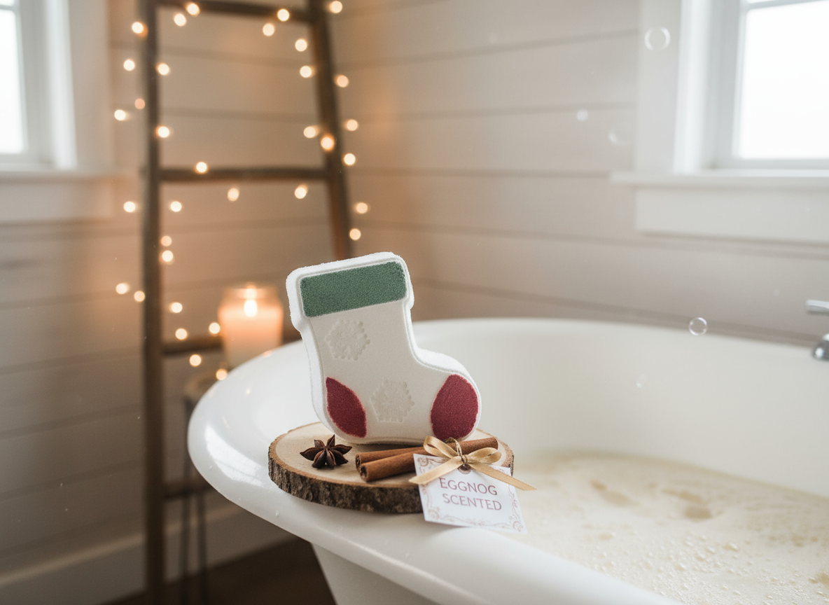 Christmas Stocking Bath Bomb