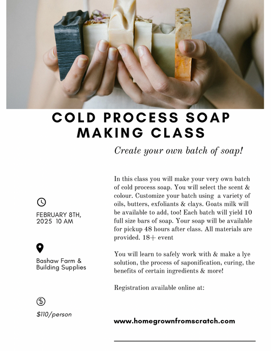 MAKE Soap- Bashaw